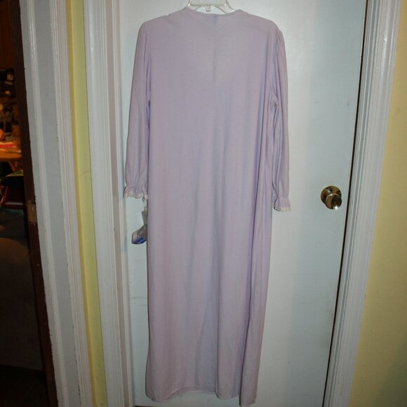 Vintage Stardust 100% Brushed Nylon Pink Long Gown - Picture 2 of 2